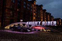 KITT mit dem Knight Rider Logo